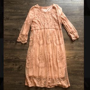 Roolee Mauve midi dress